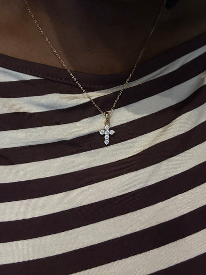 Priscilla Cross Necklace