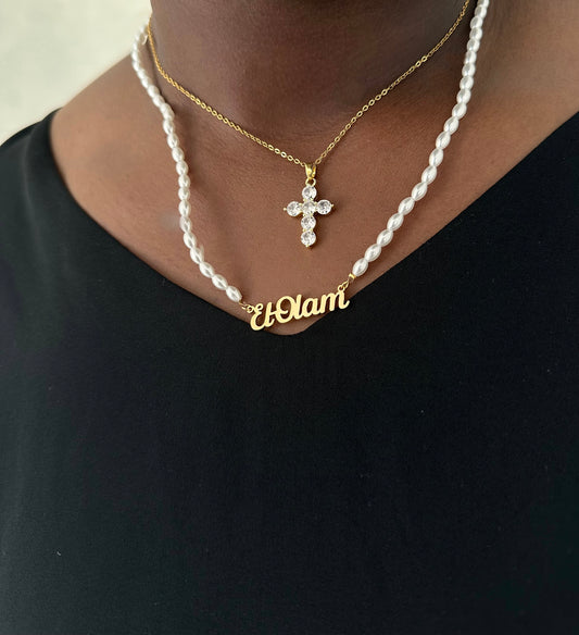 Beauty Cross Necklace