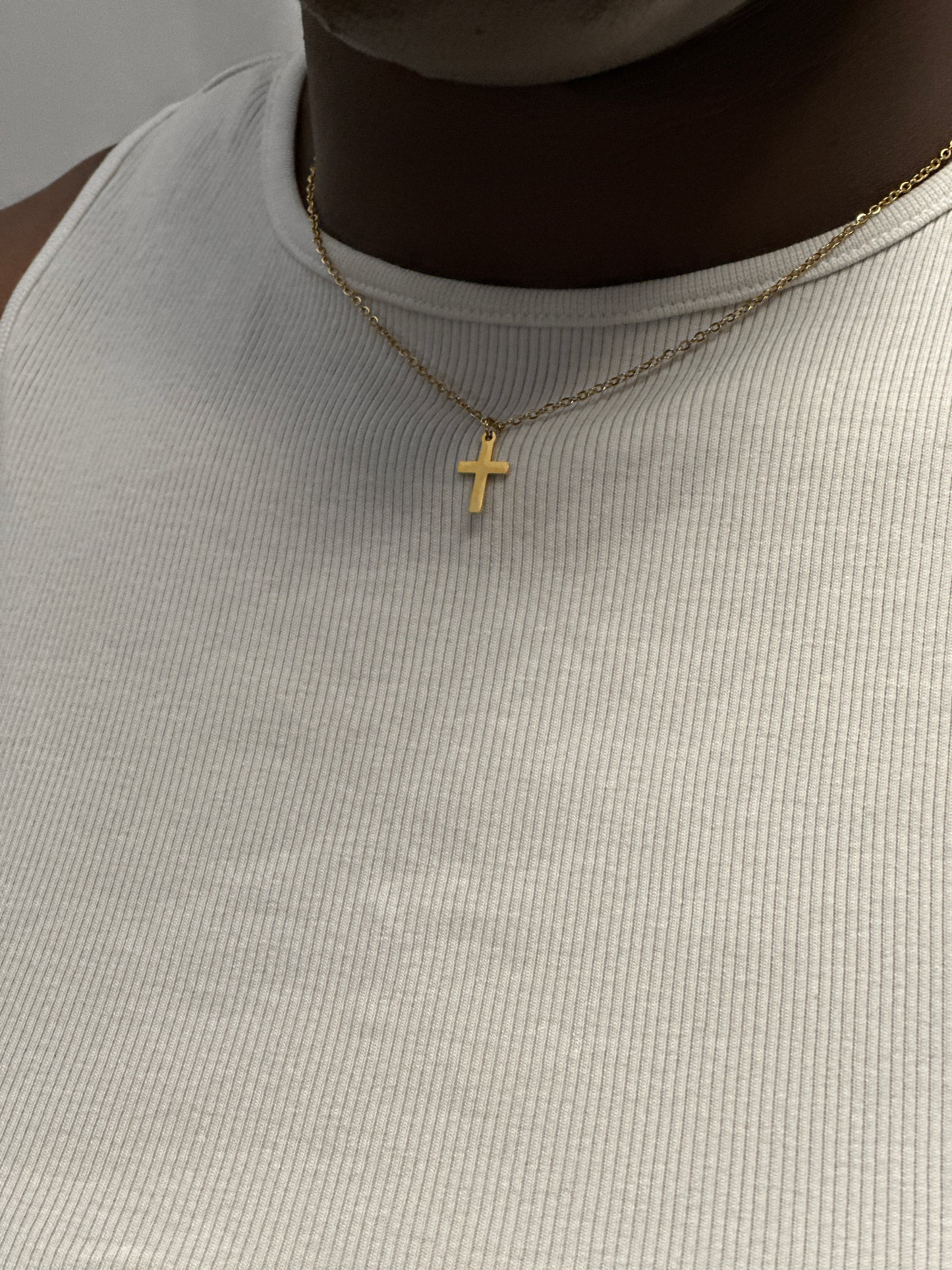 Eunice Mini Cross Necklace