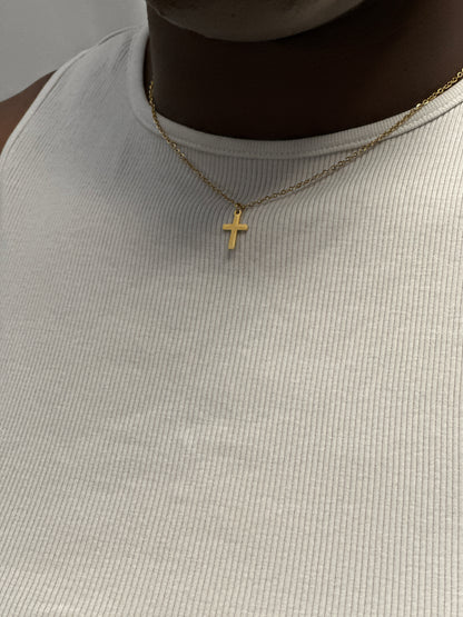Eunice Mini Cross Necklace