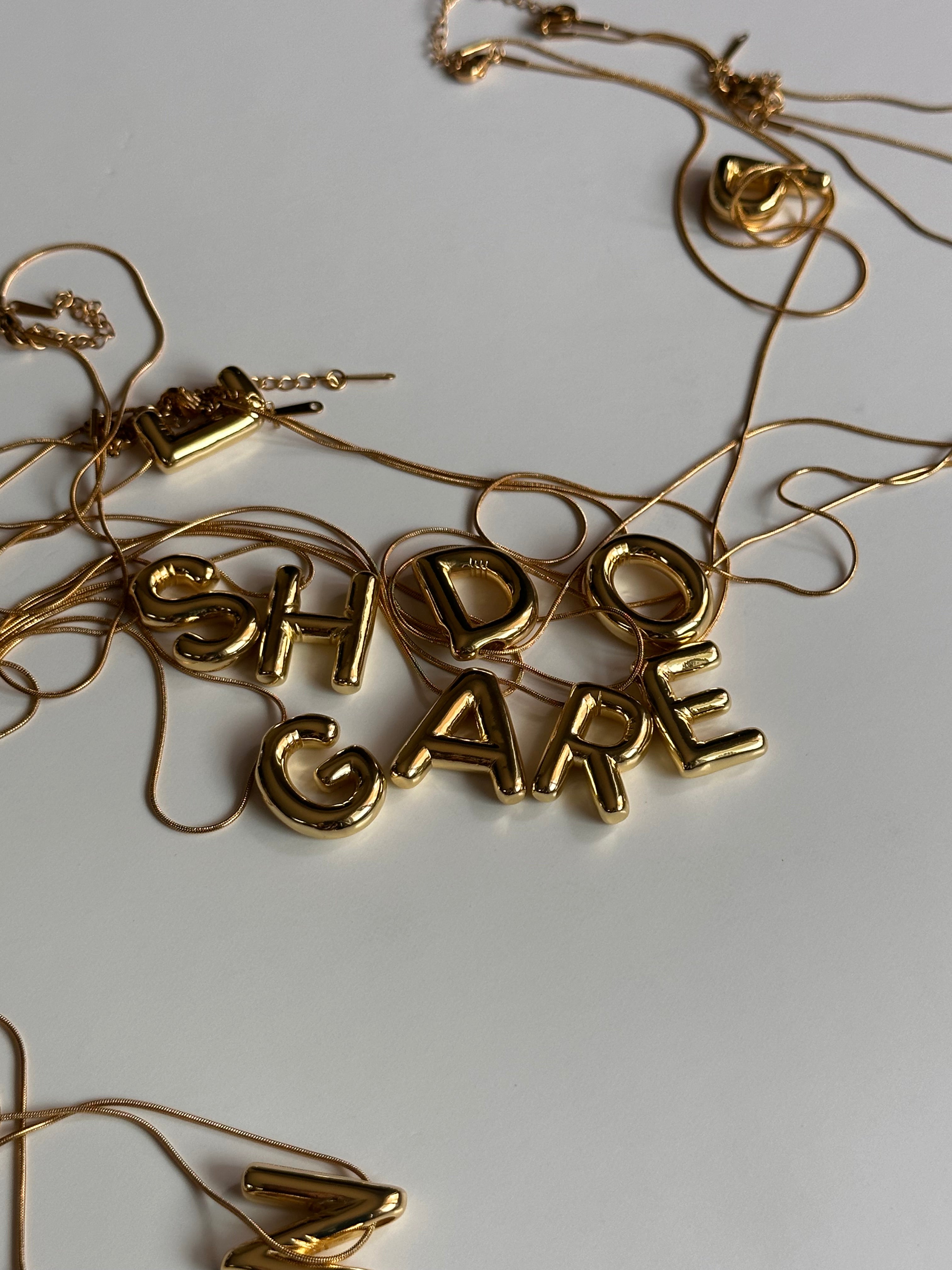 BOLD Letter Necklace