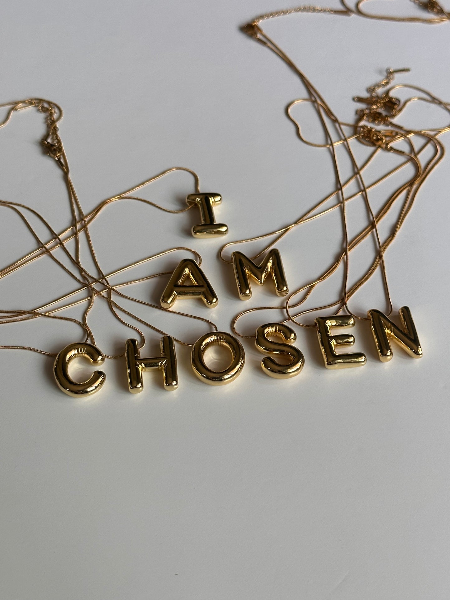 BOLD Letter Necklace