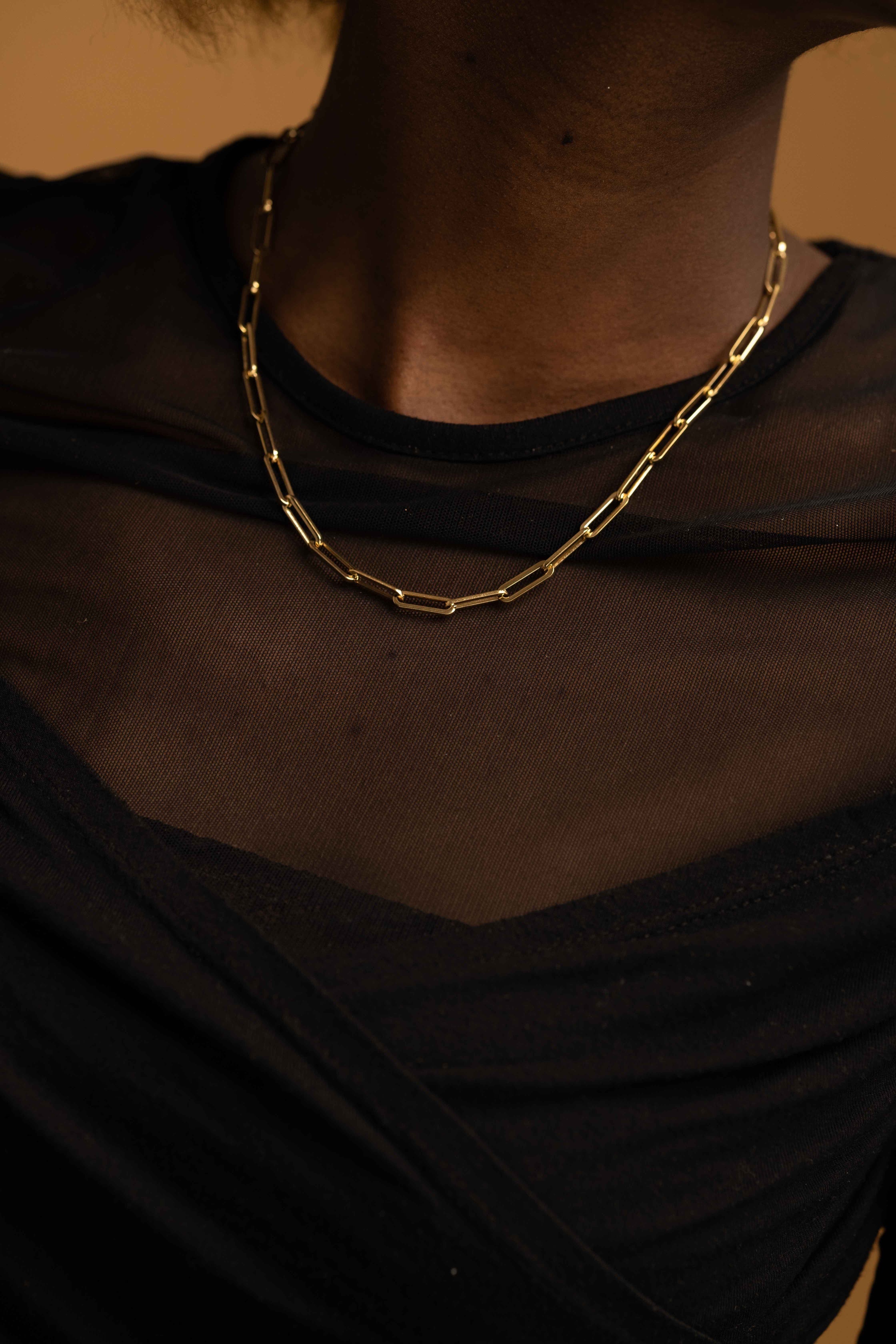Elle Paperclip Necklace