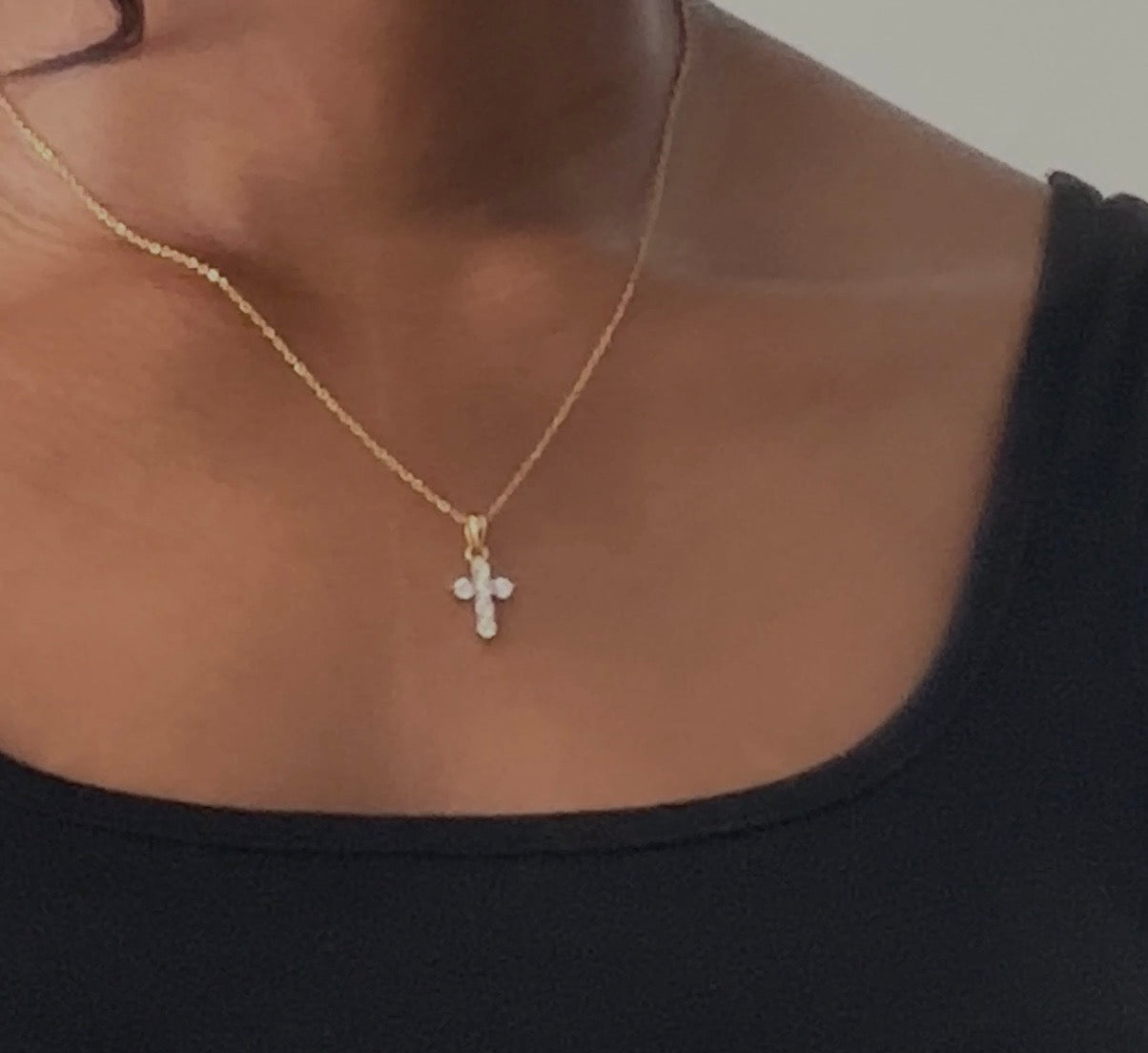 Priscilla Cross Necklace