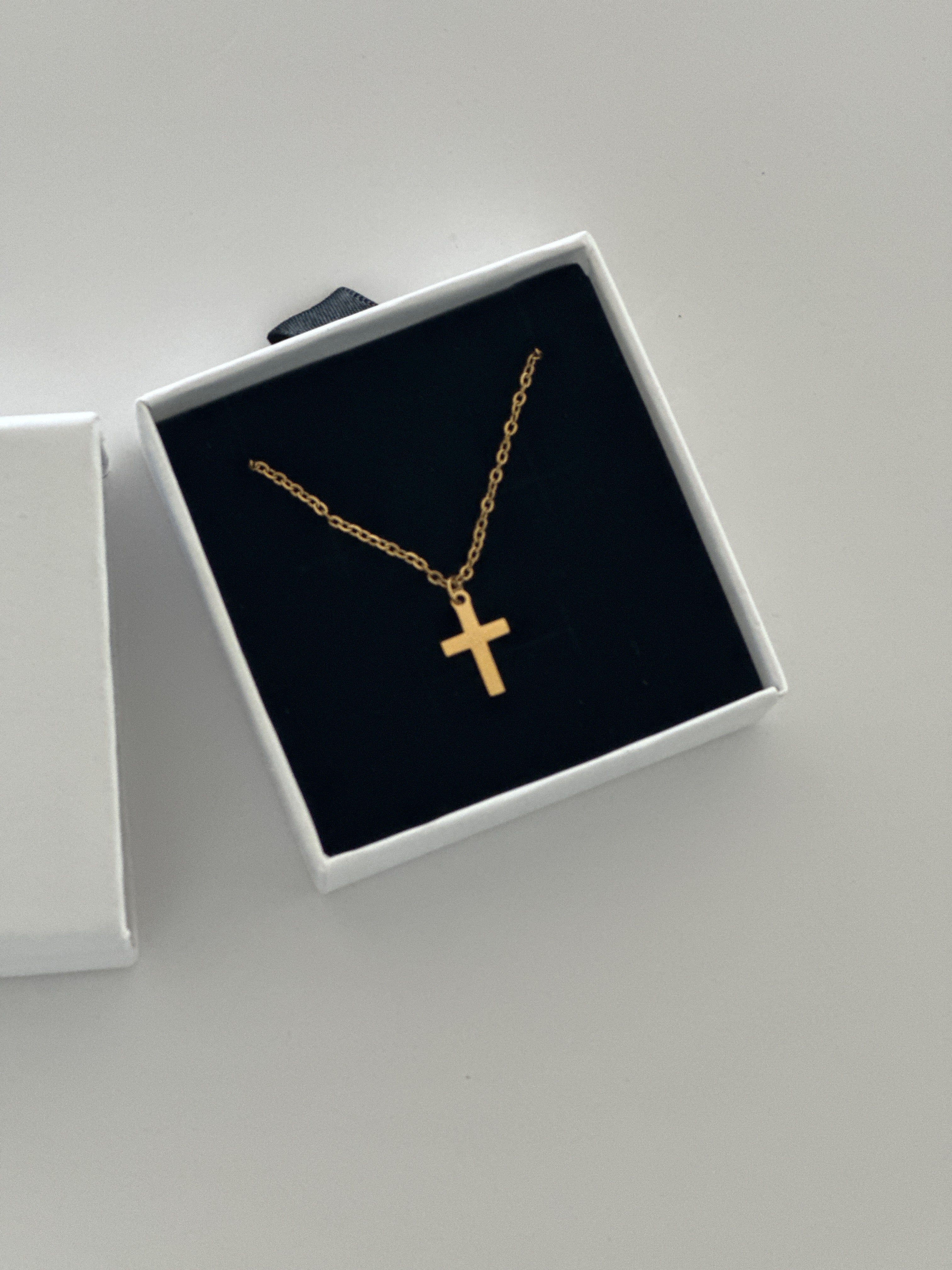 Eunice Mini Cross Necklace
