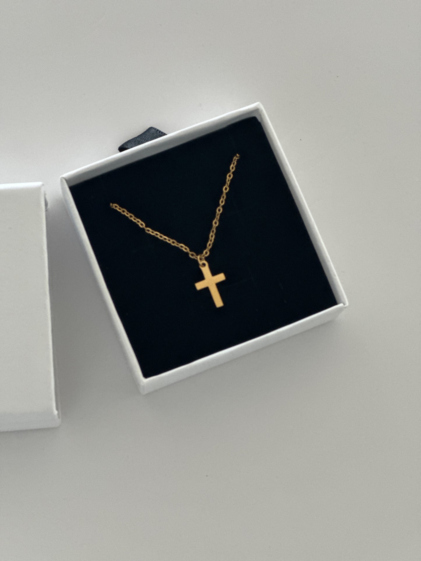 Eunice Mini Cross Necklace