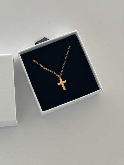Eunice Mini Cross Necklace