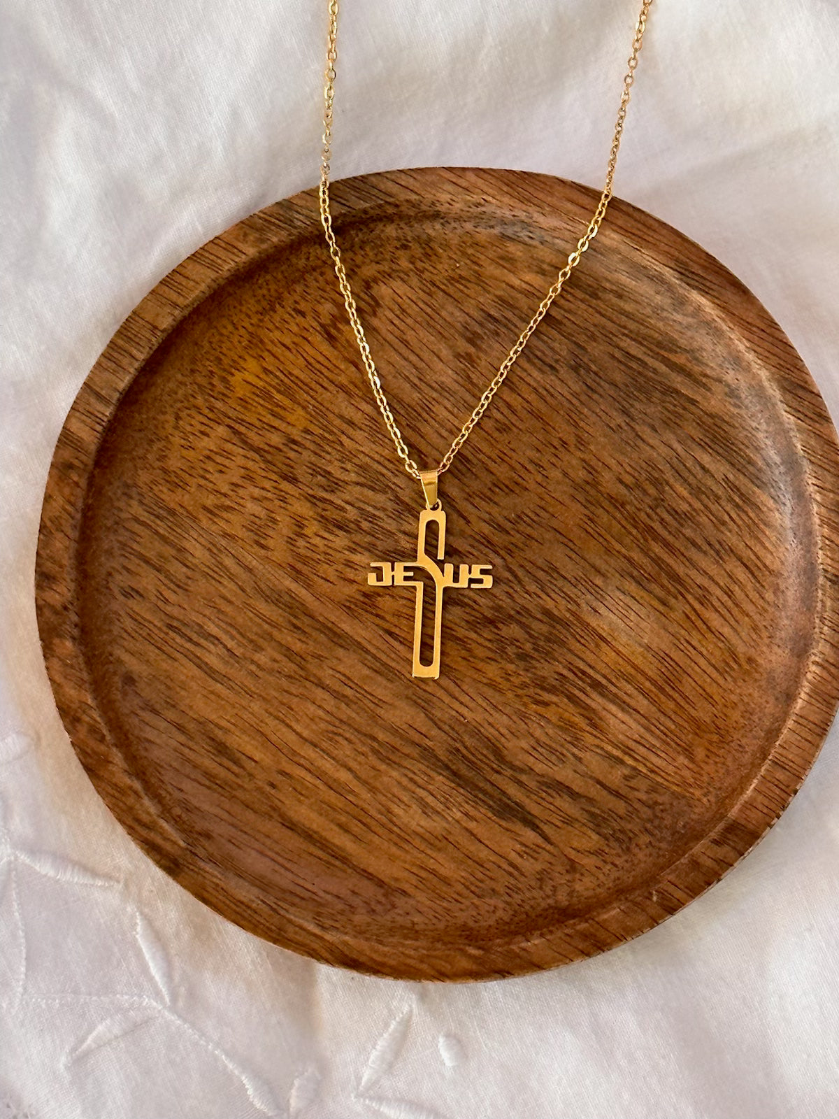 Jesus Hollow Necklace