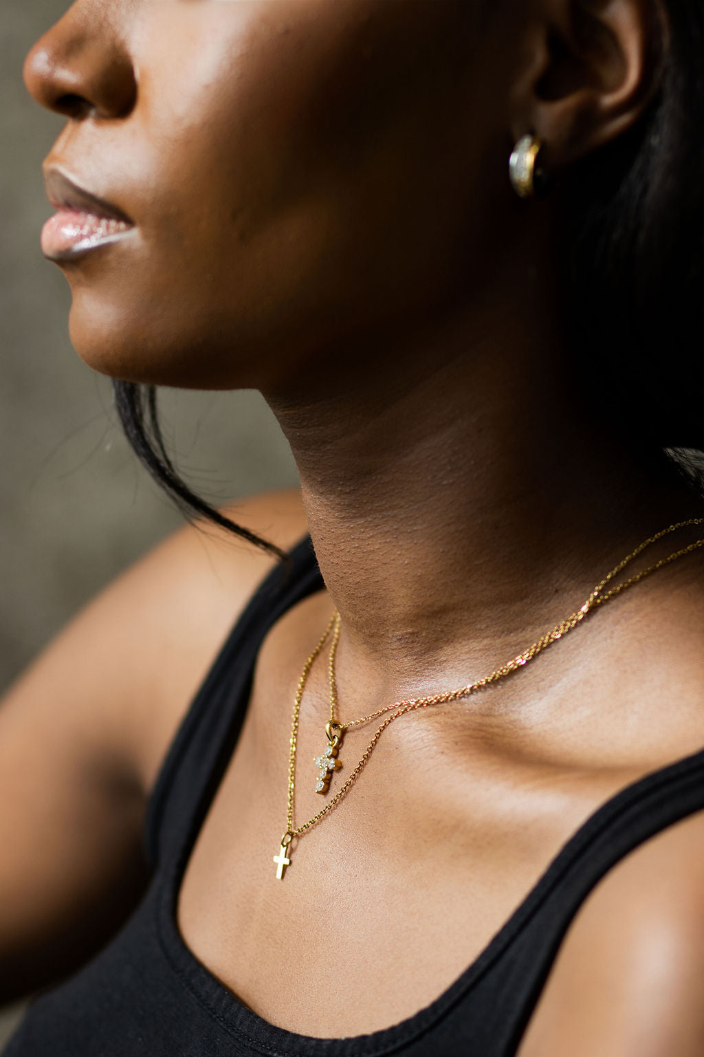 Priscilla Cross Necklace