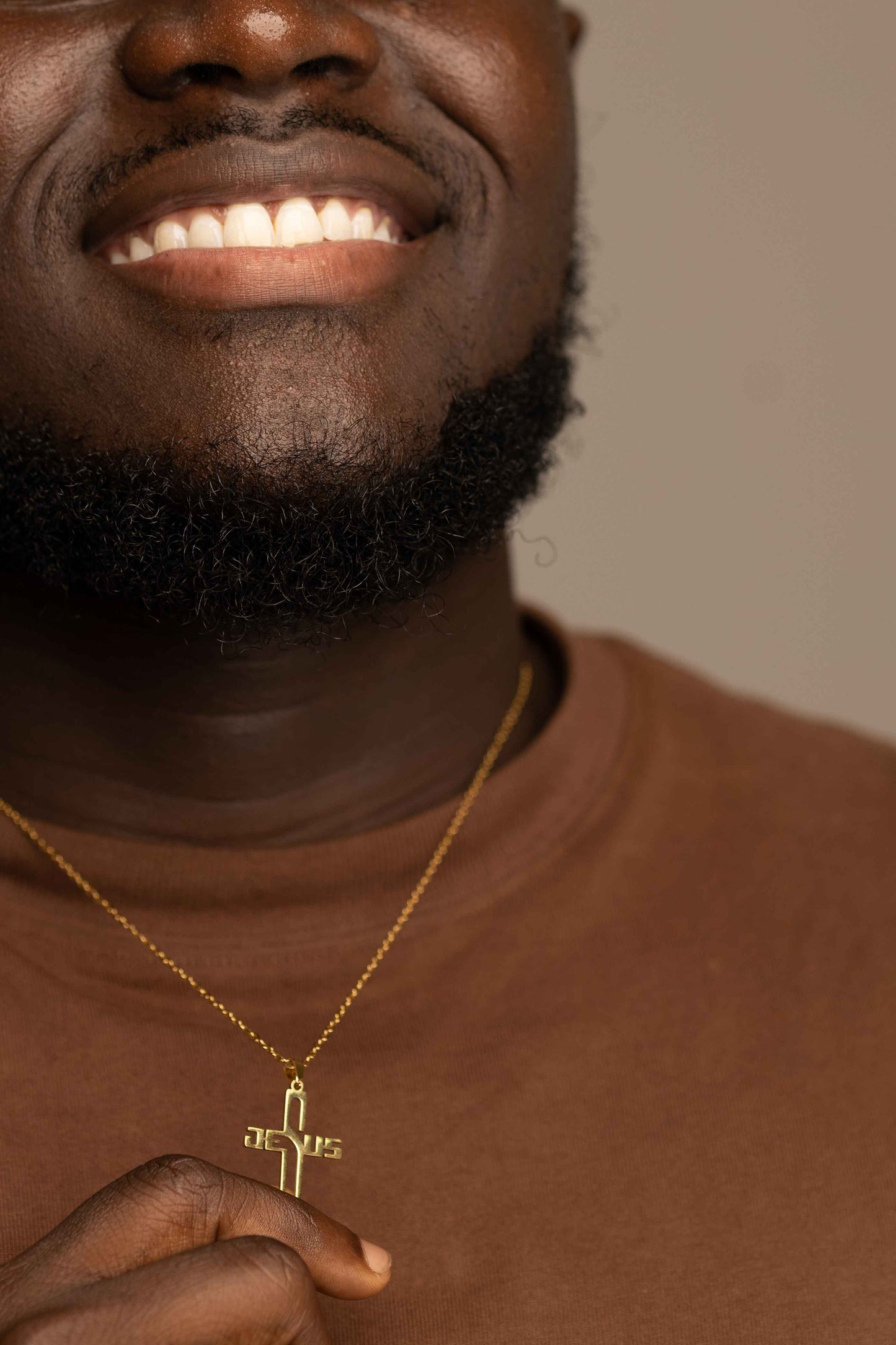 Jesus Hollow Necklace