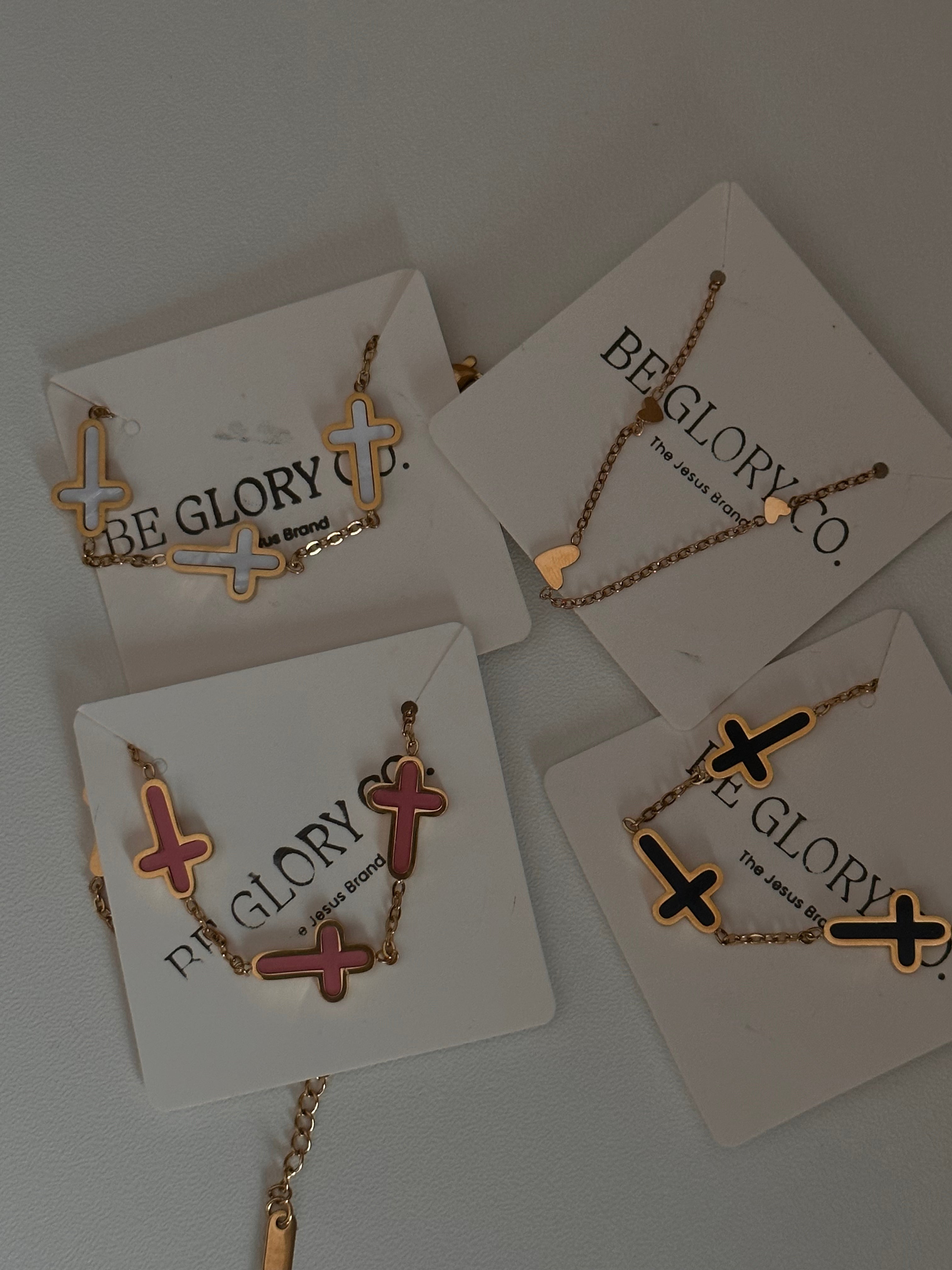 Pearl Cross Bracelet