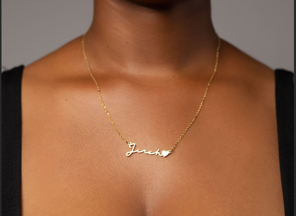 Gold-plated Jireh necklace with Hebrew text pendant representing God's provision. Christian Jewelry Necklace.