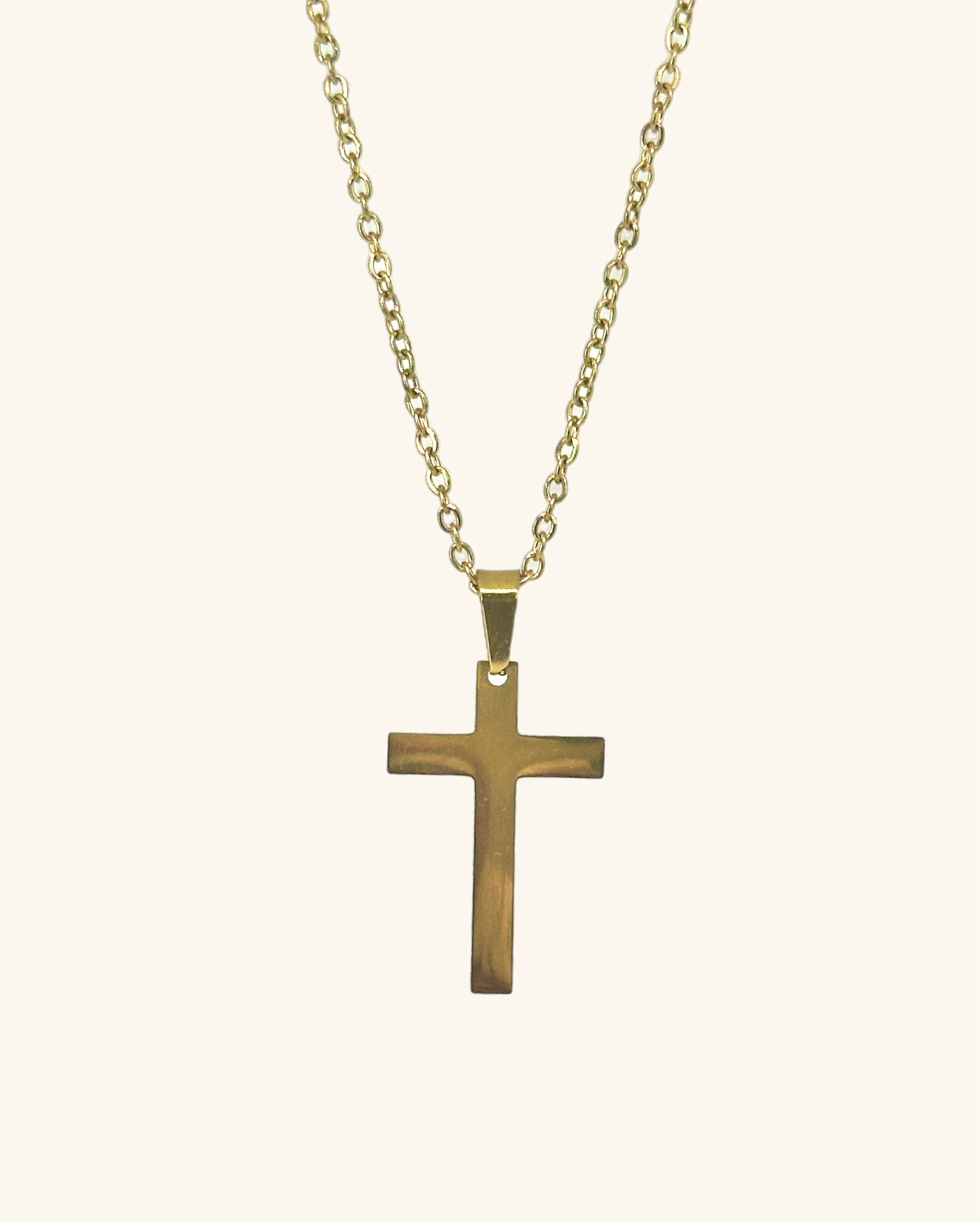 Inspired by John 3:16, it's the perfect everyday cross for men and women. It is 45cm long.