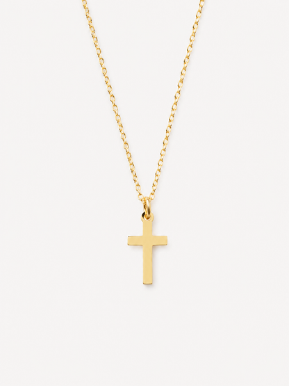 Eunice Mini Cross Necklace