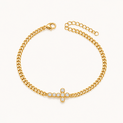 Lydia Cross Bracelet