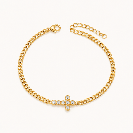 Lydia Cross Bracelet