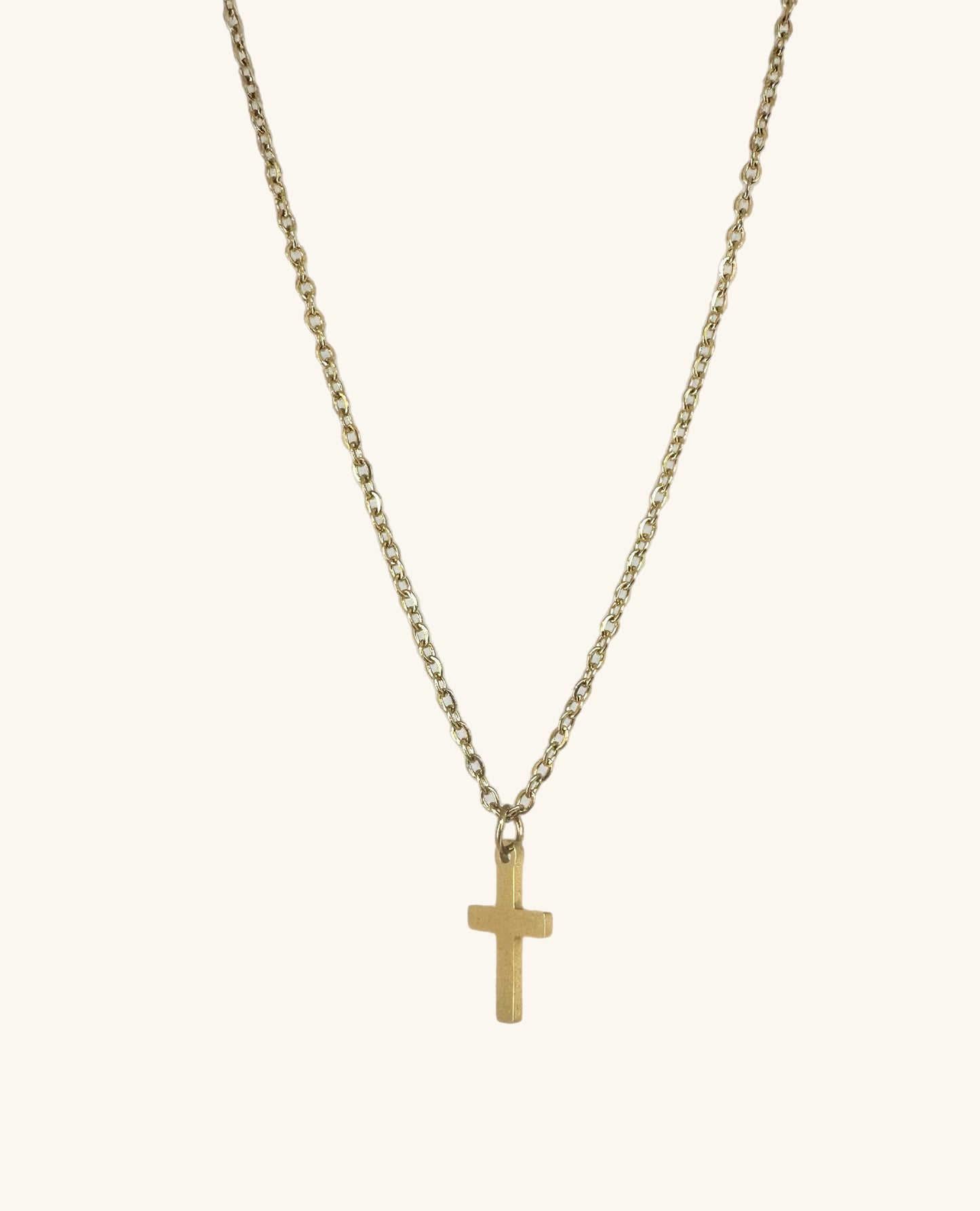 The Eunice Mini Cross Necklace, inspired by the faithful mother Eunice, features a delicate mini cross pendant symbolizing faith, grace, and legacy. With a 42 cm chain and 5 cm extender, it honors the quiet yet powerful impact of a mother’s faith, as seen in 2 Timothy 1:5.