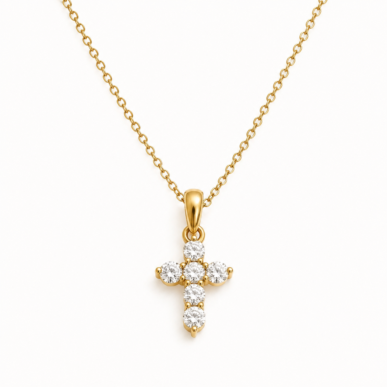 Priscilla Cross Necklace